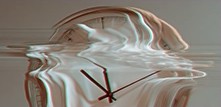 A melting clock