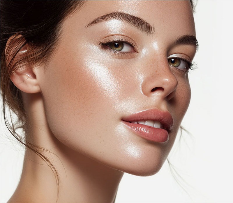 Hydrated, glowing skin