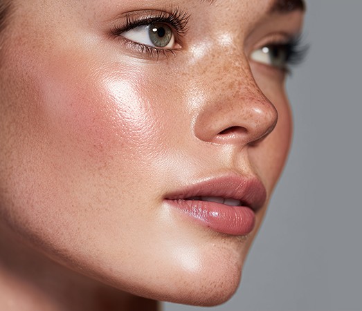 Calm, hydrated skin with reduced redness