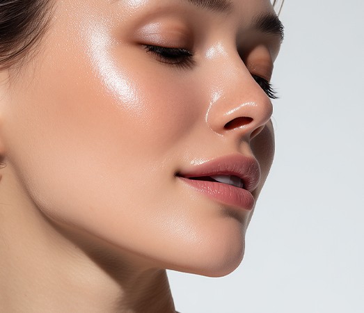 Glowing skin with a clear, even tone