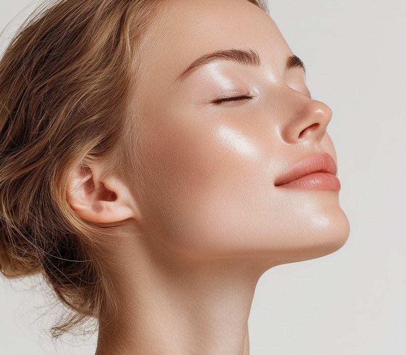 Smooth facial contours