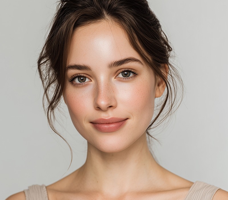 Woman with fresh, radiant skin