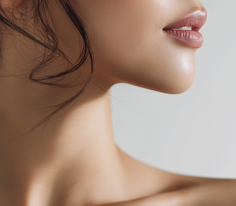 Firm jawline and neckline